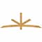 Ekena Millwork Alberta Rough Sawn Timber Gable Bracket, Western Red Cedar, 84"W x 31"H x 4"D x 4"F, 9/12 Pitch GBW084X31X0404ALB00RWR - alternate 1